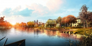 绿地美湖住宅设计景观效果图
